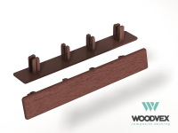 Торцевая заглушка доски WoodVex (Темно-коричневый)