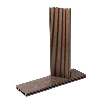 Террасная доска WoodVex Select Colorite цвет Венге 146х22 мм Фактура 3D и Рифление