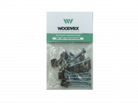 Скрытый крепеж Woodvex (Бело-серый)
